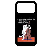 Violoncelle pour Chat contrebasse Musique Classique Chaton Violoncelle Coque pour iPhone 17 Pro Max