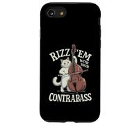 Violoncelle pour Chat contrebasse Musique Classique Chaton Violoncelle Coque pour iPhone SE (2020) / 7/8