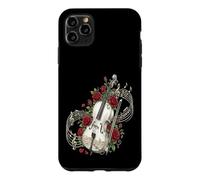 Violoncelle Rose Flower Musique Classique Coque pour iPhone 11 Pro Max
