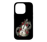 Violoncelle Rose Flower Musique Classique Coque pour iPhone 14 Pro