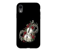 Violoncelle Rose Flower Musique Classique Coque pour iPhone XR