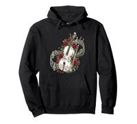 Violoncelle Rose Flower Musique Classique Sweat à Capuche