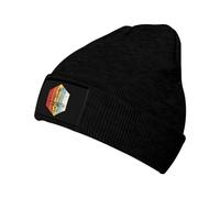 Violoncelle Vintage Drôle Et Vieilli Unisexe Bonnets Tricoté Mode Bonnet À Revers Classique Bonnets De Ski pour Quotidien Hiver Patinage