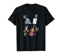 Violoncelle Virtuoso Orchestre Symphonique Concert Soliste T-Shirt