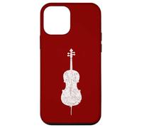 Violoncello, Cello (Blanc Ancien Gauche) Cellistes Coque pour iPhone 12 Mini