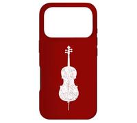 Violoncello, Cello (Blanc Ancien Gauche) Cellistes Coque pour iPhone 17 Pro