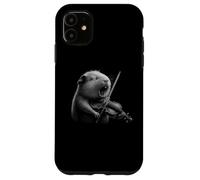 Violoniste cochon d'Inde jouant du violon amoureux des animaux Coque pour iPhone 11