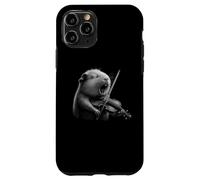 Violoniste cochon d'Inde jouant du violon amoureux des animaux Coque pour iPhone 11 Pro