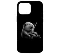 Violoniste cochon d'Inde jouant du violon amoureux des animaux Coque pour iPhone 16 Pro Max