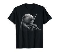 Violoniste cochon d'Inde jouant du violon amoureux des animaux T-Shirt