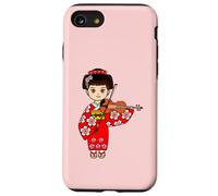 Violoniste Japonaise Jouant du Violon ou de l'alto Coque pour iPhone SE (2020) / 7/8