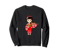 Violoniste Japonaise Jouant du Violon ou de l'alto Sweatshirt