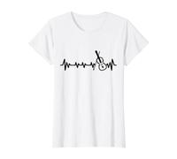 Violoniste-Musicien Musique-Instruments Cardiogram Violon T-Shirt Graphique avec Valeur
