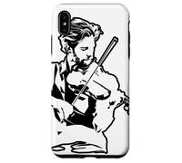 Violoniste Sketch Fiddler Musique Bluegrass Coque pour iPhone XS Max