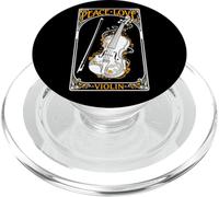 Violoniste Violon Violon Musicien Vintage Peace Love PopSockets PopGrip pour MagSafe
