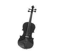Violons Débutants Instrument À Cordes Pour Violon Noir À L'échelle 1/8 Avec Étui En Bois Massif Et Accessoires