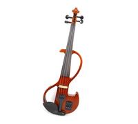 Violons Débutants Violon Électrique Silencieux Noir 4/4 Son Magnifique Fabriqué À La Main Boîte Incluse(Red color)