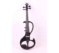 Violons Débutants Violon Électrique Silencieux Noir 4/4 Son Magnifique Fabriqué À La Main Boîte Incluse(Black color)