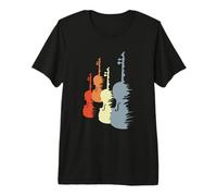 Violons Esquisse Violoniste T-Shirt Haut de Gamme