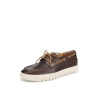 Vionic Baskets bateau Uptown pour homme, Ganache Chocolat Cuir Marron, 42.5 EU