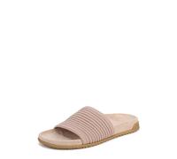 Vionic Femme Evie Knit Sandale Glissante, Rugby Tan/Or Métallisé Doré, 39 EU