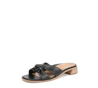 Vionic Femme Mabel Sandale Plate, Cuir TMB Noir, 38.5 EU