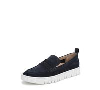 Vionic Femme Uptown Mocassin, Daim Bleu Marine et Blanc, 42 EU