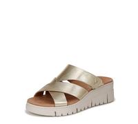 Vionic Femme Uptown Sunset Sandale cale, Gold Leather, 41 EU