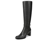 Vionic Femme Valora Botte Haute Jusqu'au Genou, Cuir Noir, 42 EU Large