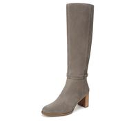 Vionic Femme Valora Botte Haute Jusqu'au Genou, Daim Pierre, 37 EU Large
