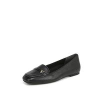Vionic Hayes Womens Wide Fit Arch Support Ballet Flats, Cuir Noir, 7 UK Wide