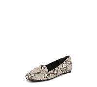 Vionic Hayes Womens Wide Fit Arch Support Ballet Flats, Ivory Multi Leather, 6 UK Wide