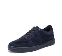 Vionic Homme Lucas Court Tissu Oxford, Blazer Bleu Marine en Daim ciré, 42 EU