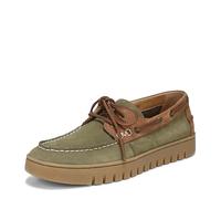Vionic Homme Uptown Boat Basket, Cuir Nubuck Olive Multi, 41 EU