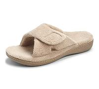 Vionic Indulge Relax Womens Slippers Shoes with Orthotic Insole Arch Support, peau, 42 EU