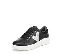 Vionic Kearny Lace 2.0 Baskets à Lacets pour Femme, Cuir Nappa métallisé Noir, 40.5 EU