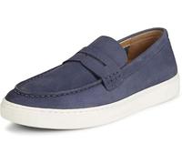 Vionic Men's Thompson Loafer, Navy Blue Leather, 42.5 EU