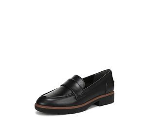 Vionic Mocassins Cleo à Enfiler pour Femme, Cuir Noir, 6.5 UK Wide