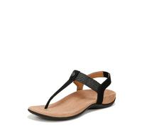 Vionic Sandales à talons Brea pour femme, Cuir noir Nbck, 38 EU