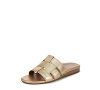 Vionic Sandales plates Glendora pour femme, Cuir doré, 41 EU