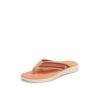 Vionic Sandales plates Indigo pour femme, Coquille corail multi nylon, 42 EU
