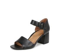 Vionic Sonoma Chardonnay Chaussures habillées à bout ouvert et talon fermé dans le dos pour femme - Chaussures habillées à sangle réglable de soutien qui comprend une semelle intérieure orthopédique