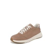 Vionic Uptown Baskets à Lacets pour Femme, Cuir Daim Sable du désert, 40.5 EU