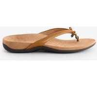 Vionic Vionic Bella Wide Fit Toe Post Brown Sandals