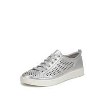 Vionic Winny Perf Baskets à Lacets pour Femme, Cuir argenté., 41 EU
