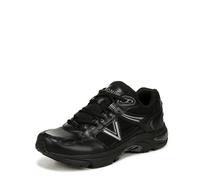 Vionic Women's 23Walk 2.0 Sneaker, Black Char Leather Mesh, 8 Wide