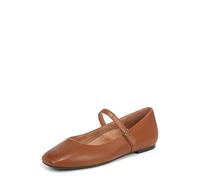 Vionic Women's Alameda Mary Jane Flat, Marron Clair/Cuir, 4.5 UK Wide