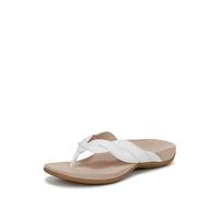 Vionic Womens Bella Braid Toe Post Sandal, blanc, 42 EU