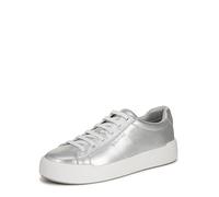 Vionic Women's Colbie Sneaker, Metallic Silver Leather, 8 UK Wide