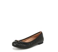 Vionic Women's Delanie Ballet Flat, Cuir Noir, 37 EU